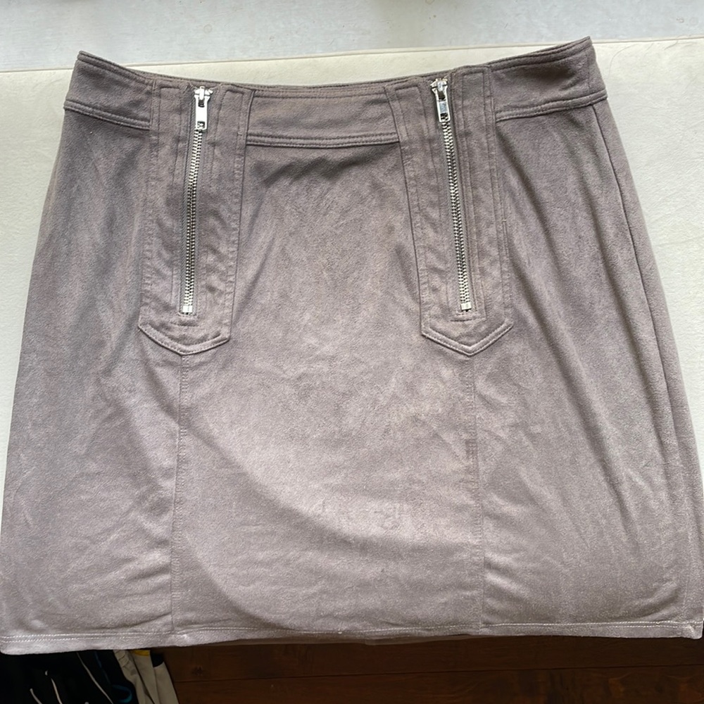 Kendall + Kylie Grey Skirt